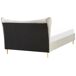 Beliani Cama Terciopelo CHALEIX 148x212 Beliani Cama Terciopelo CHALEIX 148x212 Gris Claro