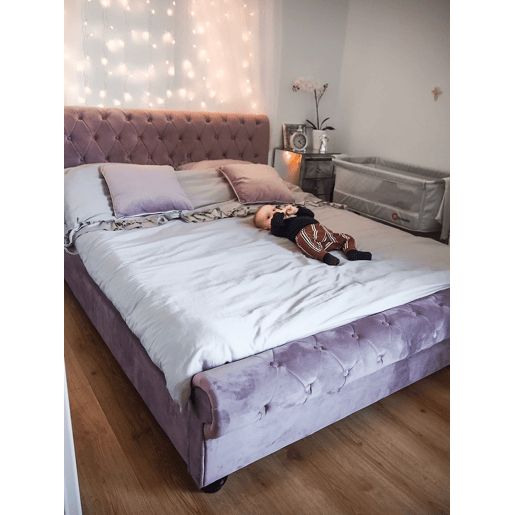 Beliani Cama Veludo AVALLON