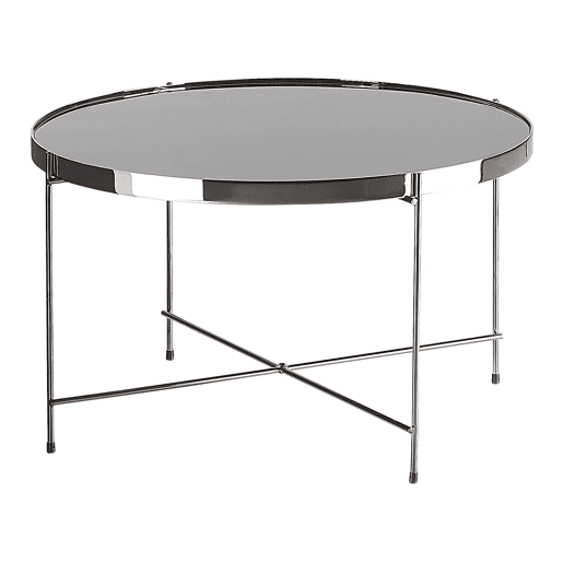 Mesa de apoio LUCEA Vidro de segurança (temperado) Prateado