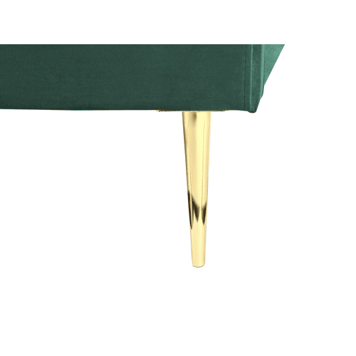 Cama Veludo FLAYAT 160 x 200 cm Verde esmeralda