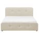 Beliani Cama con almacenaje Lino sintético RENNES 150x217 Beliani Cama con almacenaje Lino sintético RENNES 150x217 Beige
