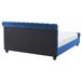 Beliani Cama Terciopelo AVALLON 172x233 Beliani Cama Terciopelo AVALLON 172x233 Azul Marino