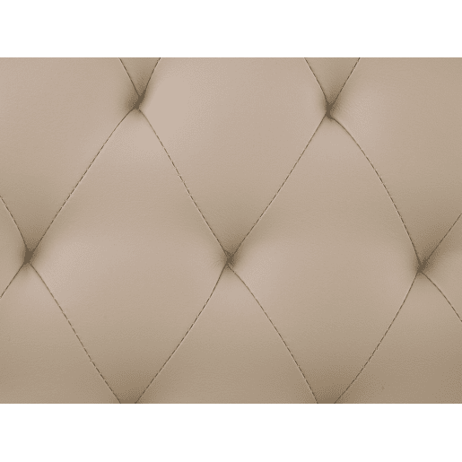 Cama Pele sintética ESSONNE 160 x 200 cm Creme