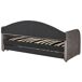 Beliani Cama nido Terciopelo EYBURIE 99x217 Beliani Cama nido Terciopelo EYBURIE 99x217 Gris Claro