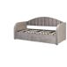 Beliani Cama nido Terciopelo EYBURIE 99x217 Beliani Cama nido Terciopelo EYBURIE 99x217 Gris Claro