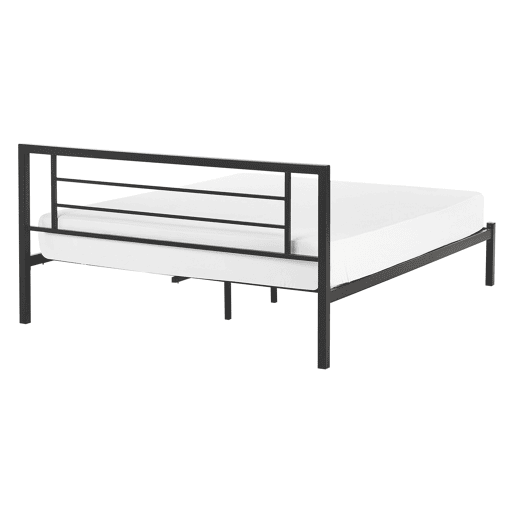 Cama Metal CUSSET 140 x 200 cm Preto