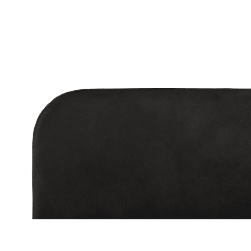 Cama Veludo FLAYAT 160 x 200 cm Preto