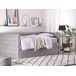 Beliani Cama nido Terciopelo GASSIN 100x231 Beliani Cama nido Terciopelo GASSIN 100x231 Gris