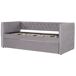 Beliani Cama nido Terciopelo GASSIN 100x231 Beliani Cama nido Terciopelo GASSIN 100x231 Gris