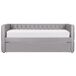 Beliani Cama nido Terciopelo GASSIN 100x231 Beliani Cama nido Terciopelo GASSIN 100x231 Gris
