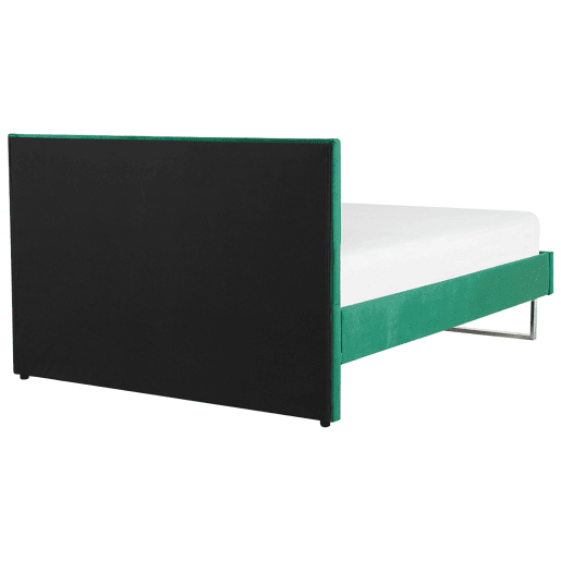 Cama Veludo BELLOU 180 x 200 cm Verde