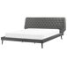 Beliani Cama Piel sintética ESSONNE 228x219 Beliani Cama Piel sintética ESSONNE 228x219 Gris