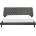 Beliani Cama Piel sintética ESSONNE 228x219 Beliani Cama Piel sintética ESSONNE 228x219 Gris