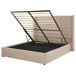 Beliani Cama con almacenaje Terciopelo LUBBON 190x217 Beliani Cama con almacenaje Terciopelo LUBBON 190x217 Beige