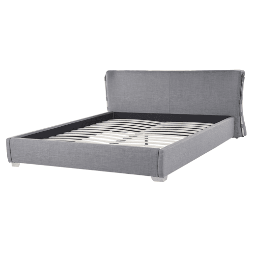 Cama Tecido PARIS 160 x 200 cm Cinzento Cama Tecido PARIS 160 x 200 cm Cinzento