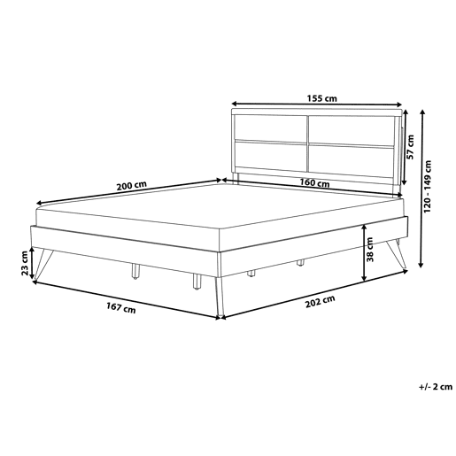 Beliani Cama MDF POISSY