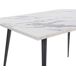 Beliani Mesa de comedor SANTIAGO 80x160 Beliani Mesa de comedor SANTIAGO 80x160 Blanco