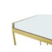 Beliani Conjunto de 2 mesas auxiliares SIERRA 45x26 Beliani Conjunto de 2 mesas auxiliares SIERRA 45x26 Dorado