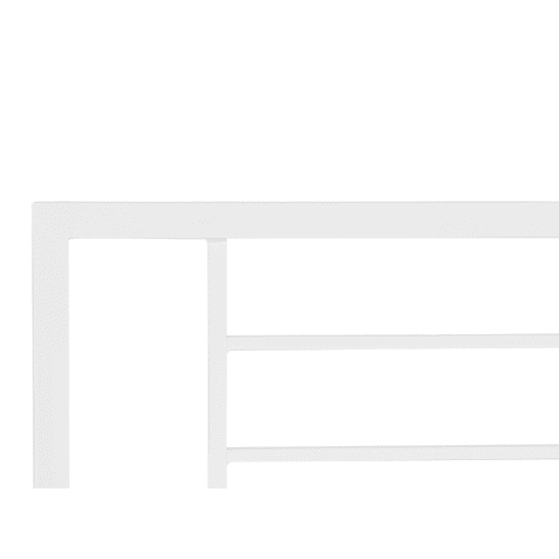 Cama Metal CUSSET 160 x 200 cm Branco