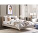 Beliani Cama Terciopelo FLAYAT 193x215 Beliani Cama Terciopelo FLAYAT 193x215 Azul Marino