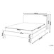 Beliani Cama Terciopelo FLAYAT 193x215 Beliani Cama Terciopelo FLAYAT 193x215 Azul Marino