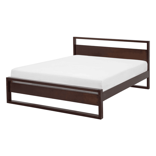 Cama Pinho GIULIA 140 x 200 cm Castanho escuro
