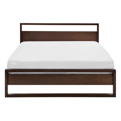 Cama Pinho GIULIA 140 x 200 cm Castanho escuro