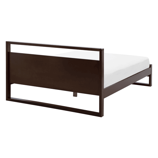 Cama Pinho GIULIA 140 x 200 cm Castanho escuro