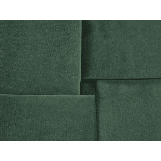 Cama Veludo LIMOUX 160 x 200 cm Verde escuro