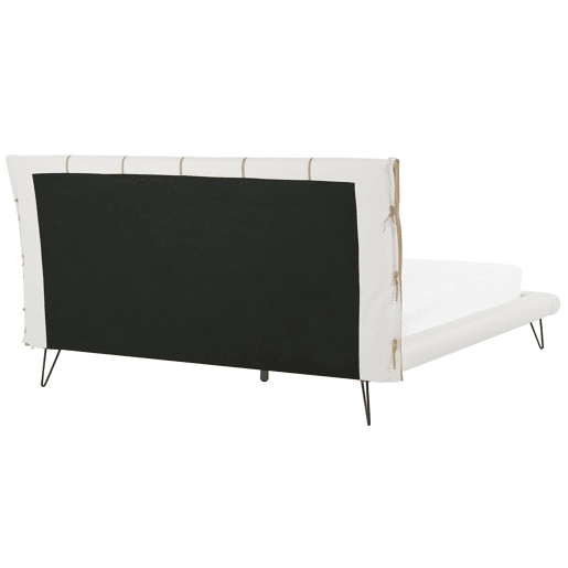Cama Pele sintética BETIN 180 x 200 cm Creme
