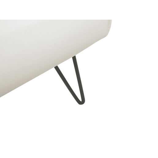 Cama Pele sintética BETIN 180 x 200 cm Creme