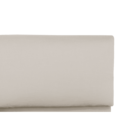 Cama Tecido BELFORT 140 x 200 cm Creme claro
