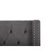 Beliani Cama con almacenaje Terciopelo LUBBON 210x217 Beliani Cama con almacenaje Terciopelo LUBBON 210x217 Gris