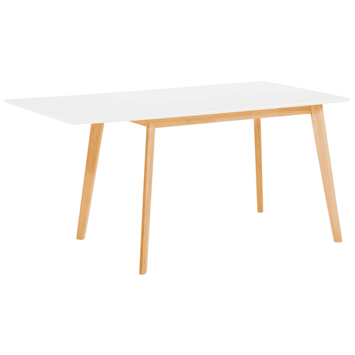 Mesa de jantar extensível MEDIO Branco 120155 cm 80 cm