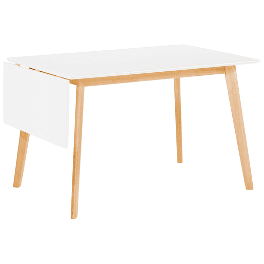 Mesa de jantar extensível MEDIO Branco 120155 cm 80 cm