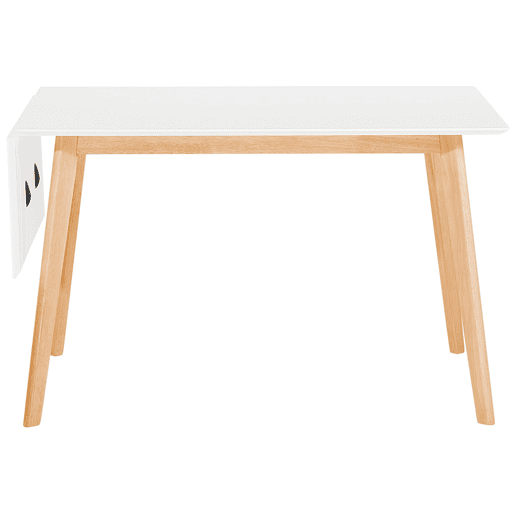 Mesa de jantar extensível MEDIO Branco 120155 cm 80 cm