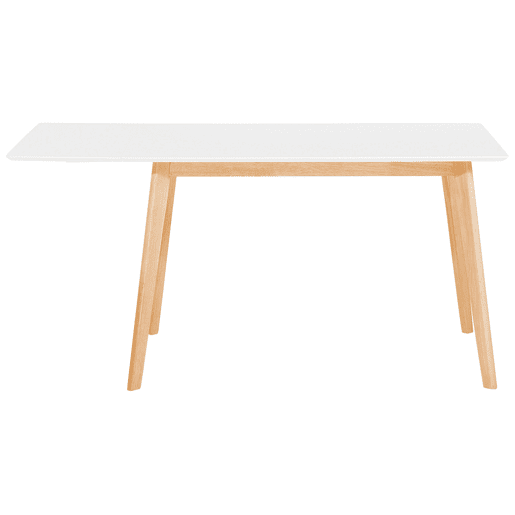 Mesa de jantar extensível MEDIO Branco 120155 cm 80 cm