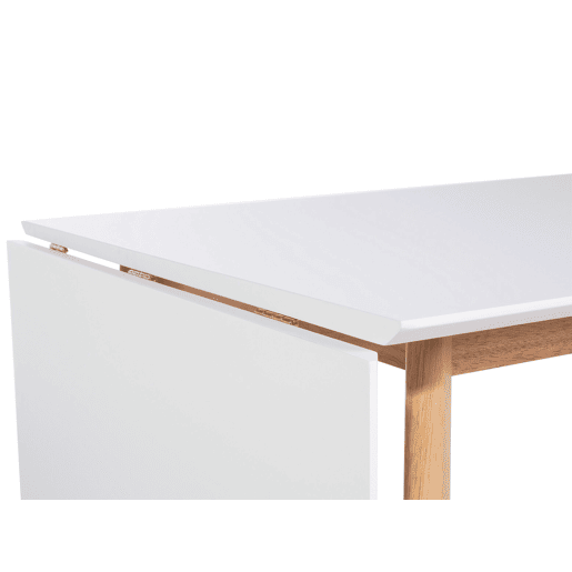 Mesa de jantar extensível MEDIO Branco 120155 cm 80 cm