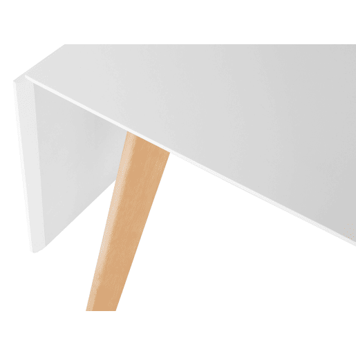 Mesa de jantar extensível MEDIO Branco 120155 cm 80 cm
