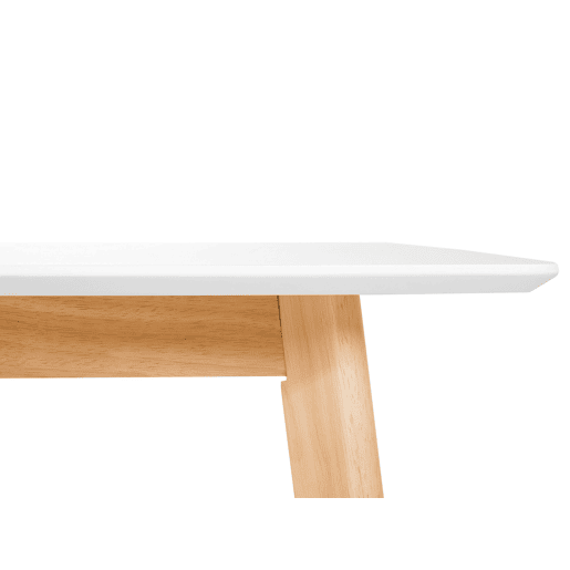 Mesa de jantar extensível MEDIO Branco 120155 cm 80 cm