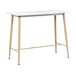 Beliani Mesa de bar CHAVES 50x110 Beliani Mesa de bar CHAVES 50x110 Blanco