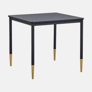 Mesa de jantar SHALFORD Preto 80 cm 80 cm