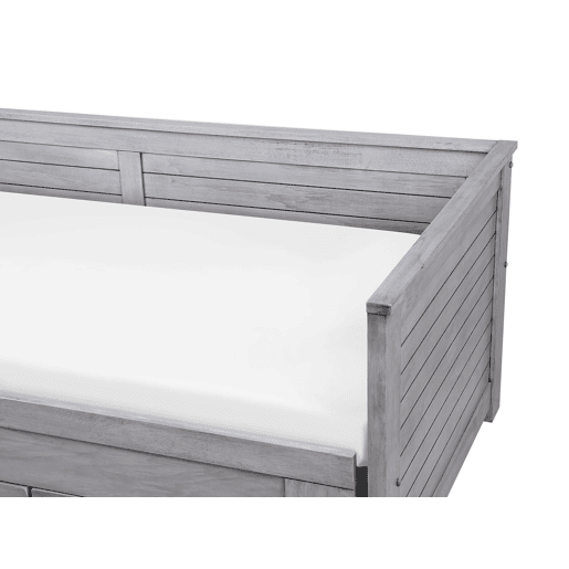 Cama com gavetas de arrumação Madeira CAHORS 90 x 200 cm Cinzento