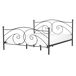 Beliani Cama Acero DINARD 147x208 Beliani Cama Acero DINARD 147x208 Negro