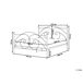 Beliani Cama Acero DINARD 147x208 Beliani Cama Acero DINARD 147x208 Negro