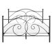 Beliani Cama Acero DINARD 147x208 Beliani Cama Acero DINARD 147x208 Negro
