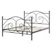 Beliani Cama Acero DINARD 147x208 Beliani Cama Acero DINARD 147x208 Negro