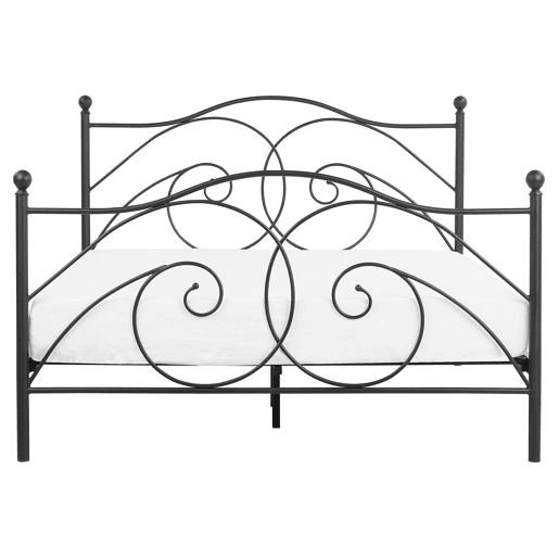 Cama Metal DINARD 160 x 200 cm Preto