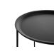 Beliani Conjunto de 2 mesas auxiliares TWINS 40x40 Beliani Conjunto de 2 mesas auxiliares TWINS 40x40 Negro