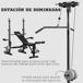 Banco de Musculación Acero, PU HOMCOM, deportes y ocio - pesas Banco de Musculación Acero, PU HOMCOM, deportes y ocio - pesas Multicolor